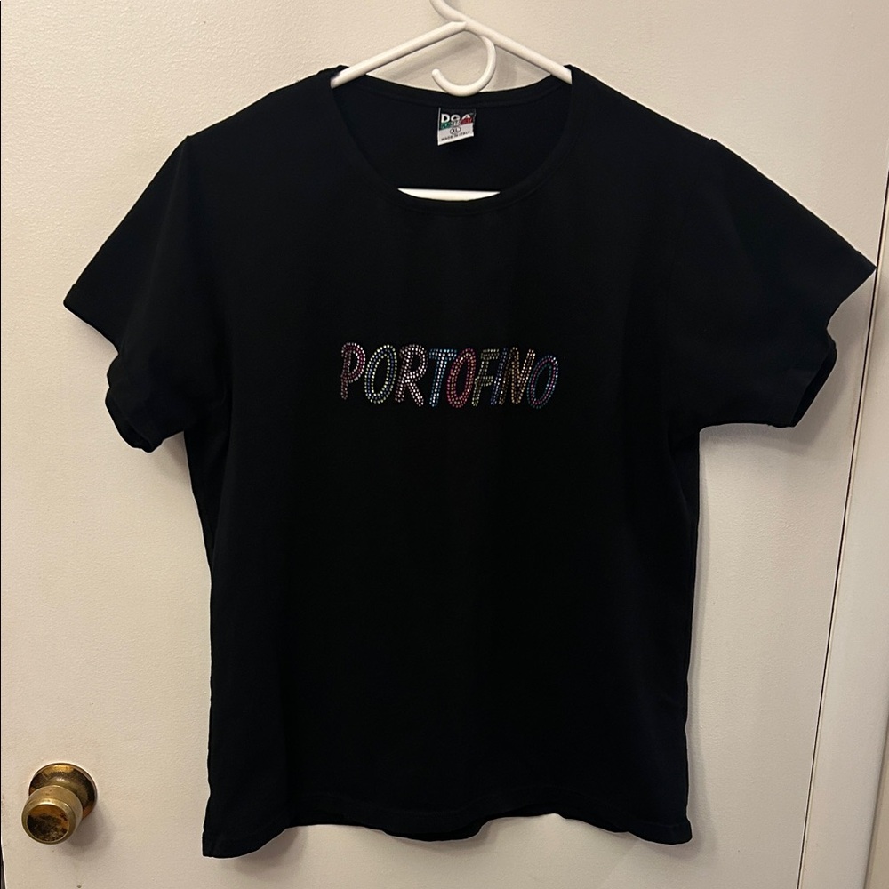 DGA Planet-shirt Portofino T-shirt Black Size XL